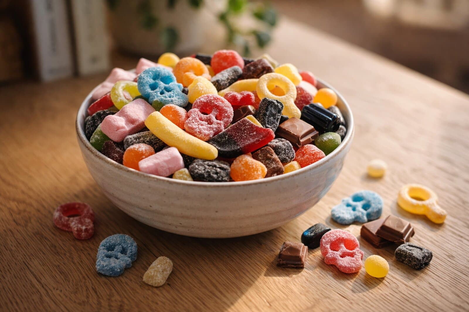 Swedish Candy Store website homepage showing make your own candy mix builder and Swedish candy products